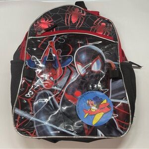 Red and‎ Black Kids Spiderman Graphic Backpack Back To School